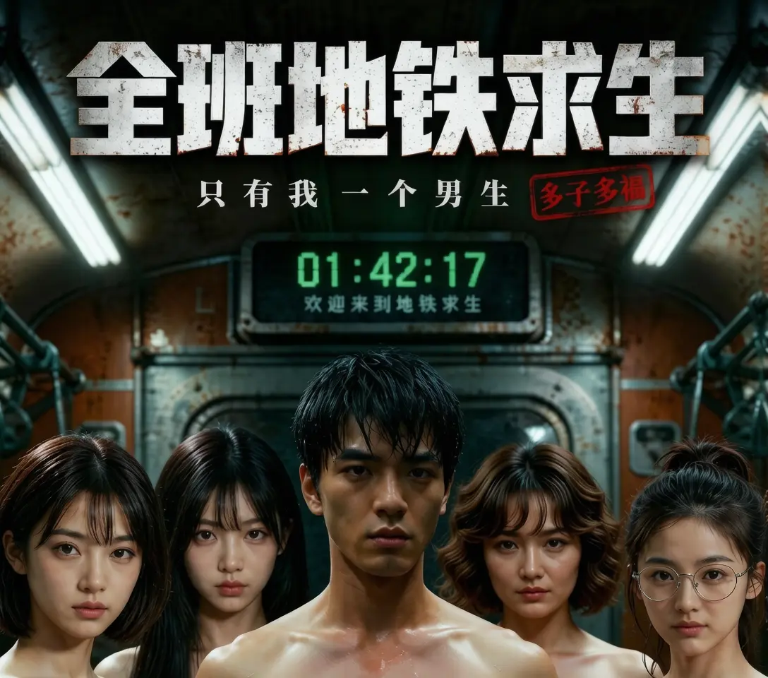 黄果AI短剧《全班地铁求生，只有我一个男生》全集 - 末日生存题材神作 - 1080P超高清未删减版免费在线观看